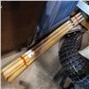 Image 2 : CITRUSE ATV TIRE, BUNDLE OF SHOVEL HANDLES AND 1 TON FORKLIFT JACK STAND