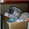 Image 2 : 3 BOXES OF STRAPS, SCREWS, NAILS, AND HARDWARE