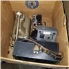 Image 2 : BUSINESS STAMP, THICKNESS GAUGE, AND 2 35MM CAMERAS