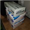 Image 2 : 4 BOXES OF NEW SURGICAL MASKS AND BOX OF EXAMINATION GLOVES