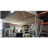 Image 3 : 13 FOOT RETRACTABLE CAPPACHINO AWNING, WITH WHITE FRAME
