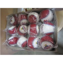 TRAY OF BASEBALLS