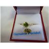 Image 3 : 10KT YELLOW GOLD 6MM GENUINE 1CT PERIDOT SOLITAIRE RING SIZE 4.5 W/ APPRAISAL $1050