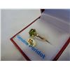 Image 4 : 10KT YELLOW GOLD 6MM GENUINE 1CT PERIDOT SOLITAIRE RING SIZE 4.5 W/ APPRAISAL $1050