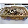 Image 1 : BASKET OF SHELL NECKLACES AND OTHER SHELL JEWELLERY
