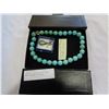 Image 1 : TURQUOISE NECKLACE AND ROMAN GLASS PENDANT ON CHAIN