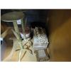 Image 2 : LOT OF HAND CAST STONE CANDLE HOLDERS - MADE IN BRITISH COLUMBIA AND CANDLES AND DECOR