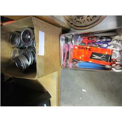 BOX OF SCISSORS, ETC