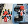 Image 3 : 2 REMOTE CONTROL MARIO CARTS AND CAST CAR