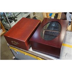 2 CUTLERY BOXES W/ CONTENTS