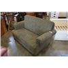 Image 4 : UPHOLSTERED CHAIR AND LOVE SEAT GREEN TWEED "WHOLE HOME"