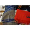 Image 3 : WOOL BLANKET AND 2 CASHMERE SCARFS