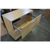 Image 3 : MAPLE 2-DRAWER LATERAL FILE CABINET