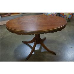 OVAL DUNCAN PHYFE COFFEE TABLE