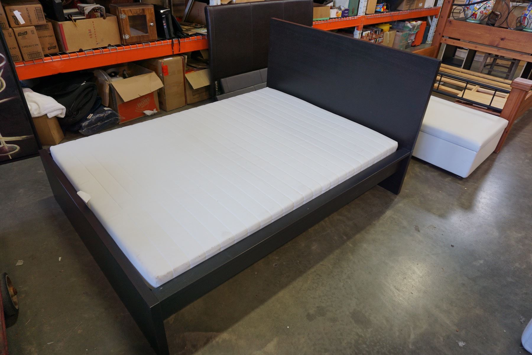 ikea double size foam mattress