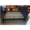 Image 2 : BLACK IKEA DOUBLE SIZE ESPRESSO BEDFRAME W/ FOAM MATTRESS