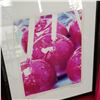 Image 2 : PINK ROCKING CHAIR W/ SIGNED BIG APPLE PICTURE