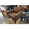 Image 1 : SMALL BROWN ARM CHAIR