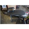 Image 2 : BLACK IKEA DESK AND ROLLING MESH BACK OFFICE CHAIR