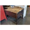 Image 1 : CARVED 4 DRAWER ENDTABLE