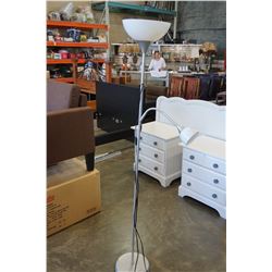 GREY FLOOR LAMP