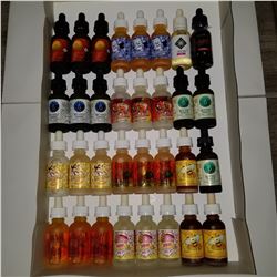 32 BOTTLES OF 30ML E VAPE JUICE