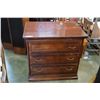 Image 1 : 3 DRAWER MAHOGANY FINISH DRESSER