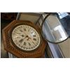 Image 4 : WOODEN CASED REGULATOR CLOCK W/ KEY NO PENDULUM