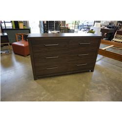 NEW MODERN ASHLEY 6 DRAWER DRESSER - RETAIL $1199