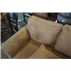 Image 3 : BROWN MICROFIBER STUDDED LOVE SEAT
