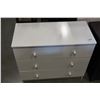 Image 2 : WHITE 3 DRAWER DRESSER