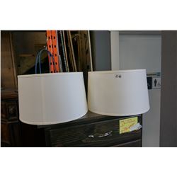 2 LAMP SHADES