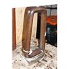 Image 2 : MODERN METAL AND WOOD TABLE LAMP