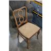 Image 2 : FRENCH PROVINCAL WALNUT TABLE W/ 3 LEAFS AND 4 CHAIRS