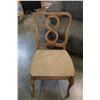 Image 3 : FRENCH PROVINCAL WALNUT TABLE W/ 3 LEAFS AND 4 CHAIRS