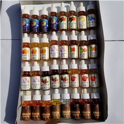 32 BOTTLES OF 15ML E VAPE JUICE