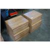 Image 2 : PAIR OF OAK NIGHTSTANDS