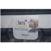 Image 4 : NEW QUEEN SIZE SETA PERFECT SLEPPER, ELLISON 4" EURO TOP MATTRESS
