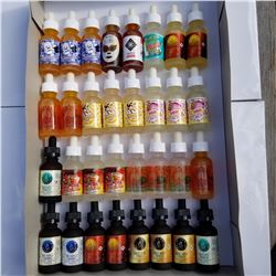 32 BOTTLES OF 30ML E VAPE JUICE