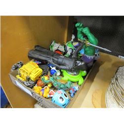 TRAY OF KIDS TOYS