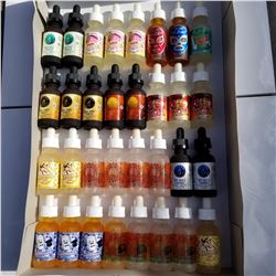 32 BOTTLES OF 30ML E VAPE JUICE