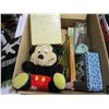 Image 2 : BOX LOT OF VINTAGE COLLECTABLES W/ GREENWOOD PILLOWS