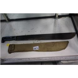 MACHETE IN SOFT CASE