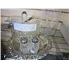 Image 2 : ICE BUCKET, SILVER PLATE, STERLING SALT AND PEPPER, AND ARTIST SIGNED VASE