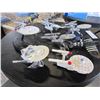 Image 2 : LOT OF 7 STARTREK SHIPS & 3 DIECAST PLANES