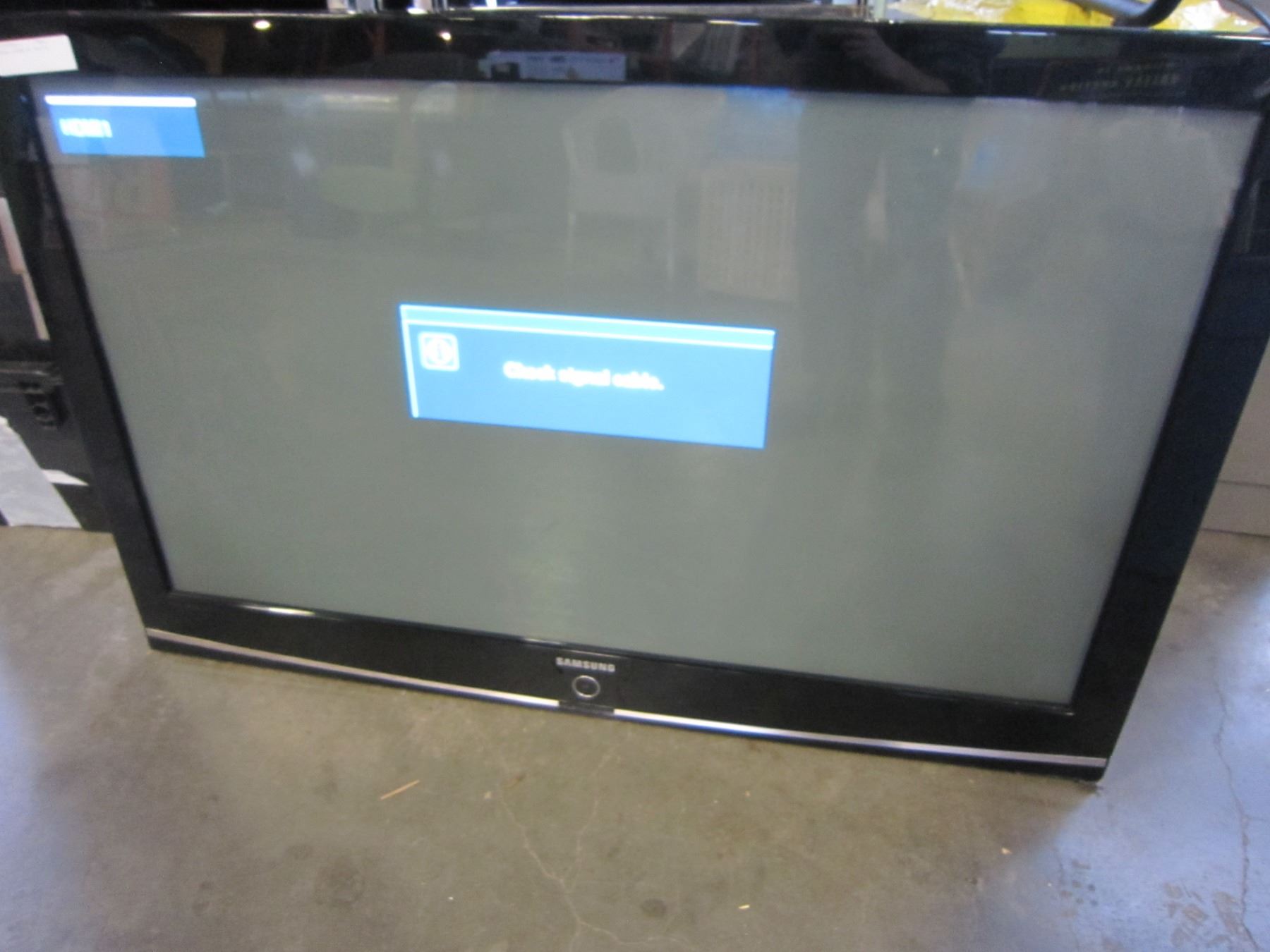 SAMSUNG PLASMA 50 INCH TV - Big Valley Auction