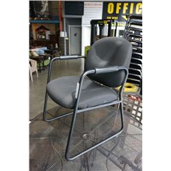 BLACK RECEPTION CHAIR