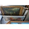 Image 2 : SHELF LOT OF ORIGINAL PAINTINGS AND VARIOUS PRINTS