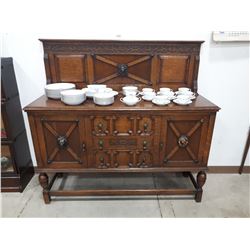 VICTORIAN OAK SIDEBOARD
