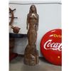 Image 2 : SIX FOOT CARVED MERMAID FIGURE